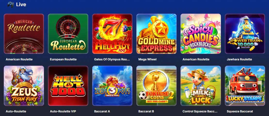 jackpoty casino live dealer spellen